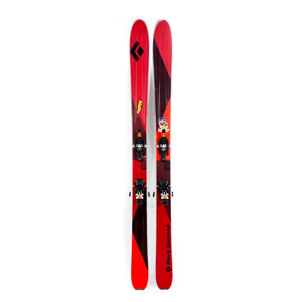 180cm Black Diamond Boundary 100 Skis 2017 + Fritschi Tecton 12 Bindings | USED