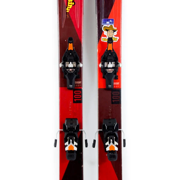 180cm Black Diamond Boundary 100 Skis 2017 + Fritschi Tecton 12 Bindings | USED - Image 4