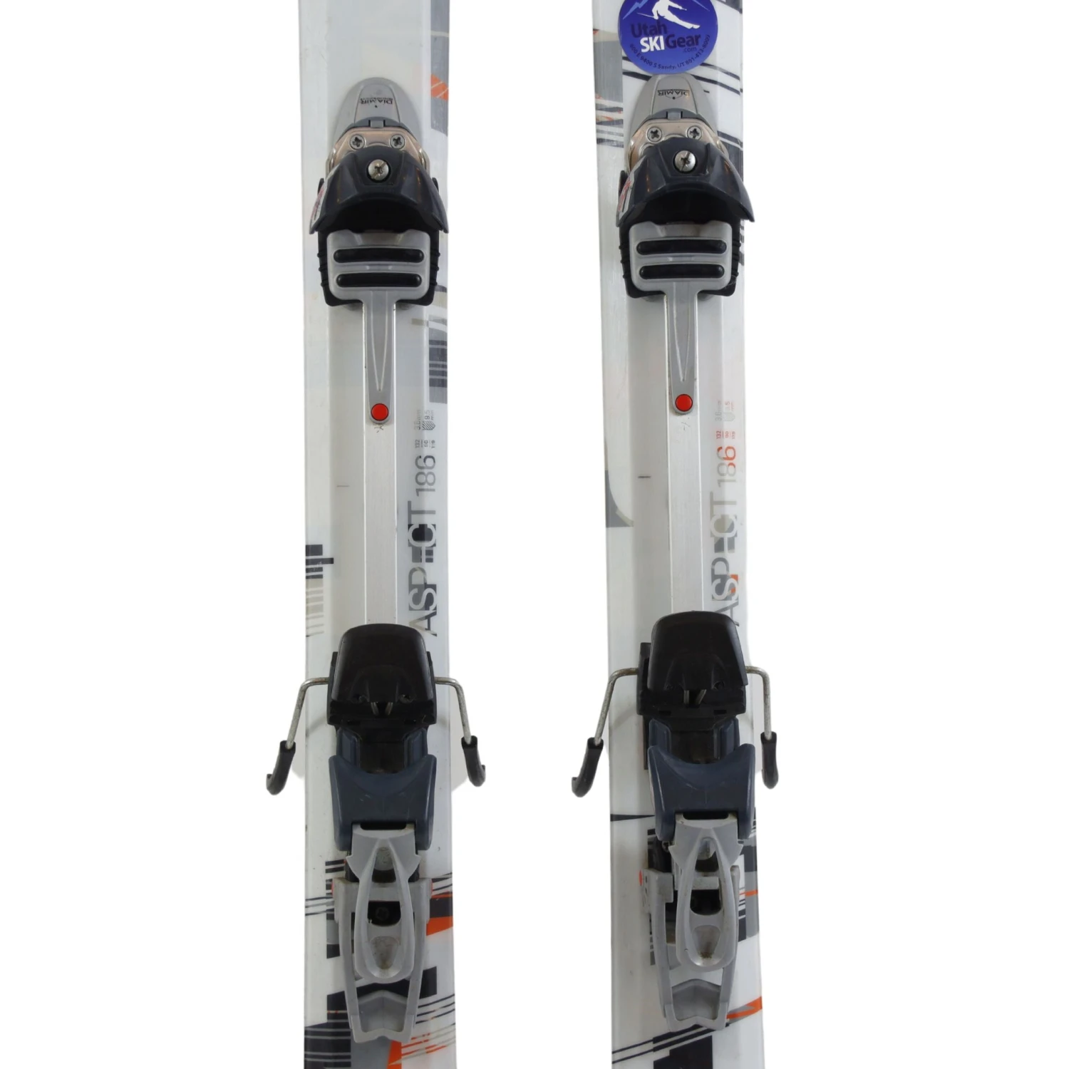 186cm Black Diamond Aspect + Frame Bindings - 2012- USED - Image 4