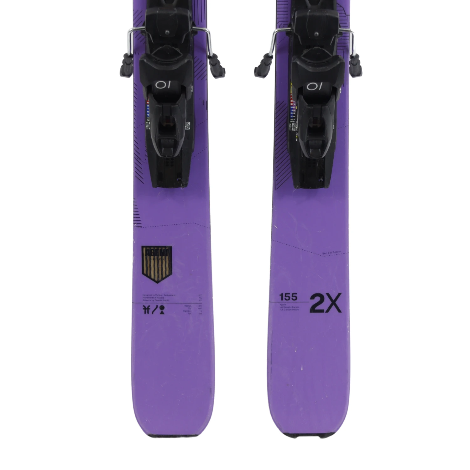 Faction Agent 2x 155cm 2023 + Tyrolia SP10 Bindings - USED - Image 5