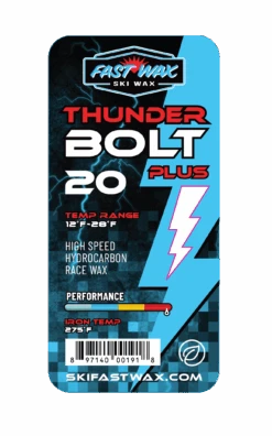 Fast Wax Thunderbolt 20+ Race Wax - 80g