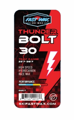 Fast Wax Thunderbolt 30 Race Wax - 80g