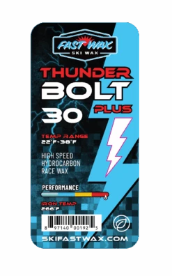 Fast Wax Thunderbolt 30+ Race Wax - 80g