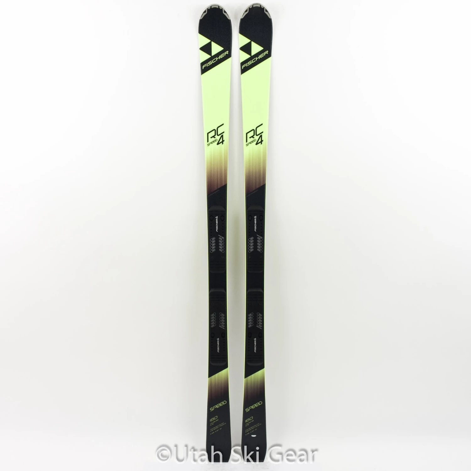 160 Fischer RC4 Speed Jr. Combi Race Skis 17/18 - Image 2