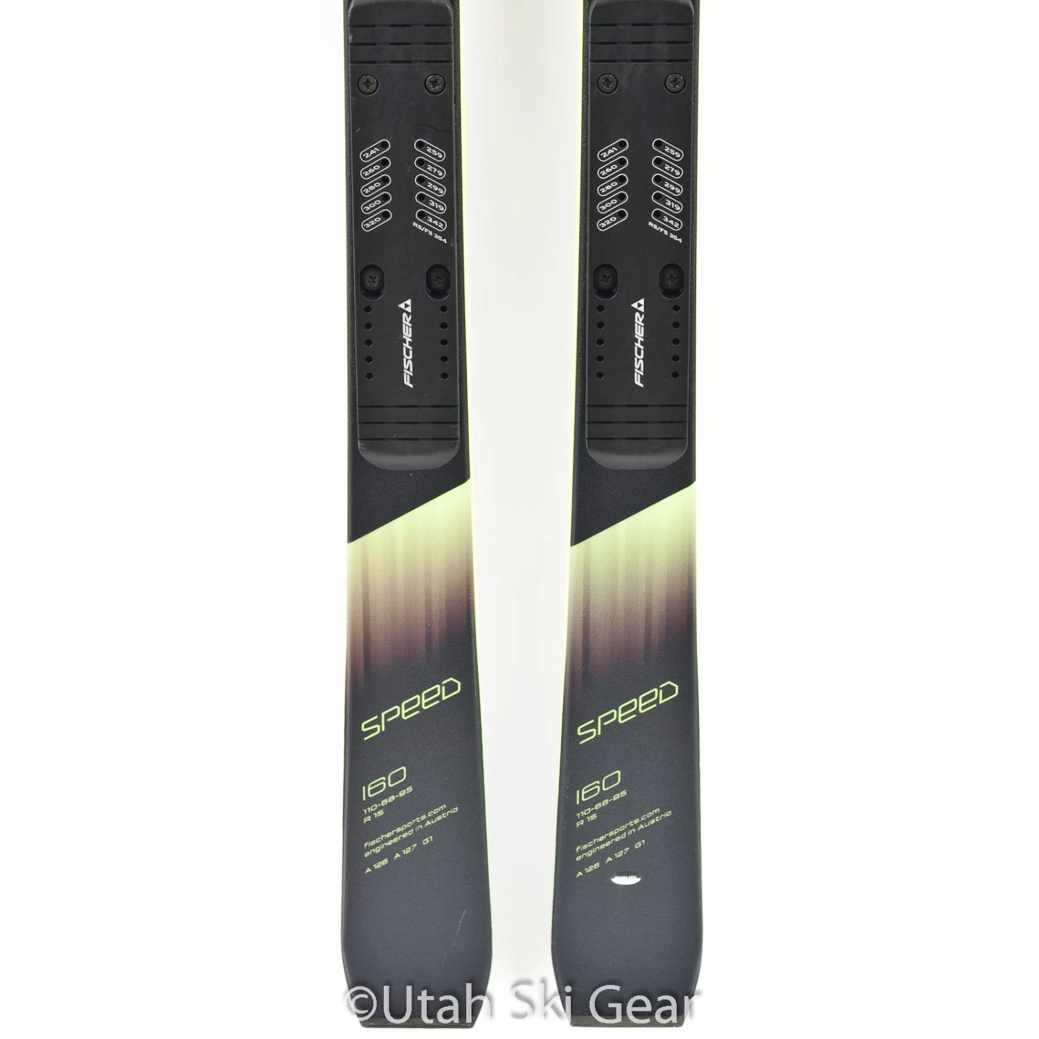 160 Fischer RC4 Speed Jr. Combi Race Skis 17/18 - Image 5