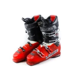 Lange SX RTL 80 Ski Boots - Large Sized Used Ski Boots - Black/Red