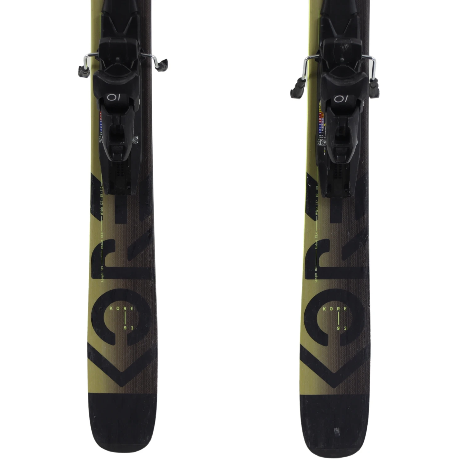 163cm Head Kore 93 22/23 + Tyrolia SP10 Bindings - USED - Image 5