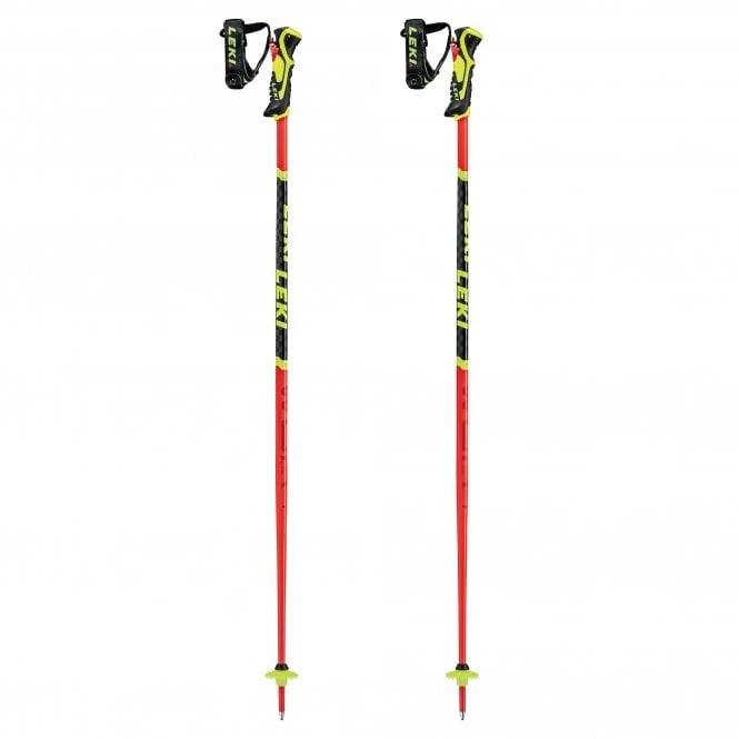 Leki WCR Lite SL 3D Junior Slalom Ski Poles 22/23