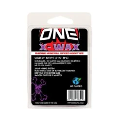 One MFG X-Wax Cold Snowboard And Ski Wax Racing 114G