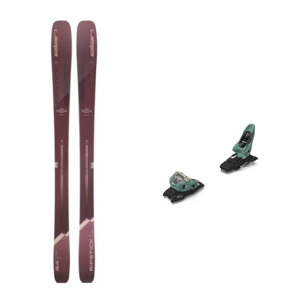 Elan Ripstick 94 Women's 2023 + Marker Squire 11 ID Green/Black